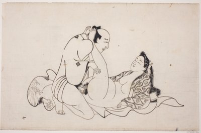 Ett blad från ett shunga-album av Unknown artist