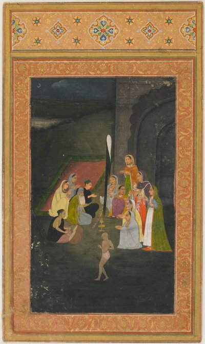 Ett besök på natten hos en mullah av Unknown artist