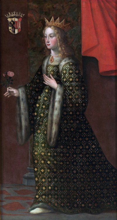 Adelaide de Suse - Adelais - Adaline de Suza eller extranummer Adelaide de Turin (1020 1091) - Adelaide av Susa, fru till Otto av Savoyen (Othon Ier de Savoie) - Anonym - 1700-talet - Olja på duk av Unknown artist