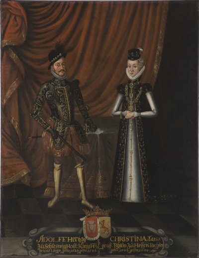 Adolphe de Holstein Gottorp et Christine de Hesse - Hertig Adolf av Holstein-Gottorp av Unknown artist