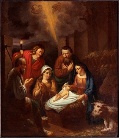 Tillbedjan av herdarna av Unknown artist