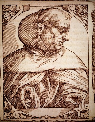 Albert den store i "Elogia Illustrium Virorum" av Unknown artist
