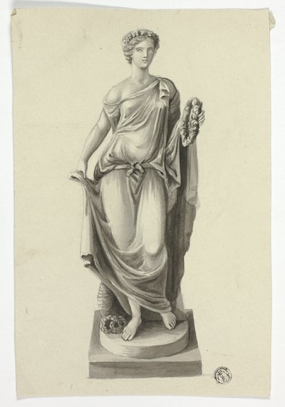 Allegorisk figur efter Flora Farnese av Unknown artist