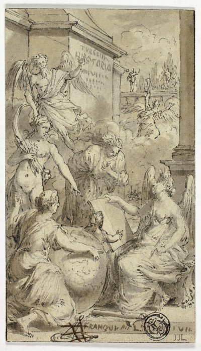 Historiens allegori av Unknown artist