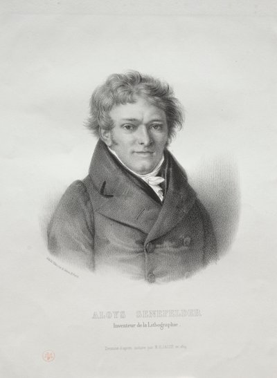 Aloys Senefelder av Unknown artist