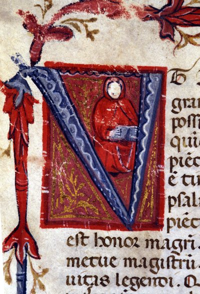 Alfabet: miniatyrbokstav V av Unknown artist