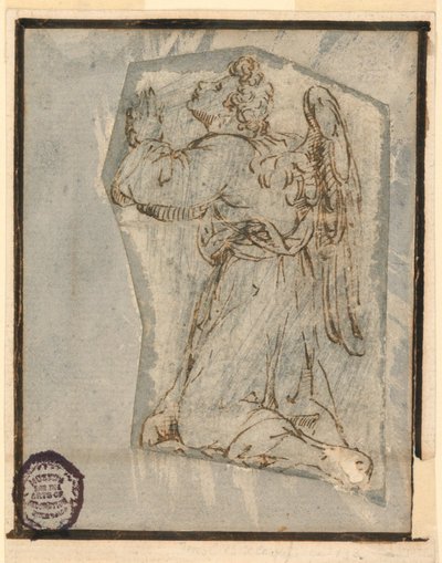 En beundrande ängel av Unknown artist