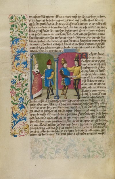 En brevväxling mellan Euryalus och Lucretia av Unknown artist