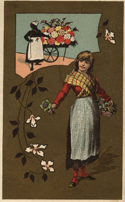 Anonym kromolitografi, sent 1800-tal. av Unknown artist