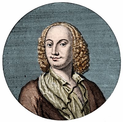 Antonio Vivaldi (1678-1741), italiensk kompositör. av Unknown artist