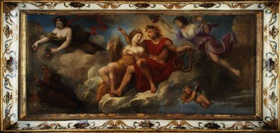 Apollo och de fyra årstiderna, vår, sommar, höst och vinter, mellan 1645 och 1655 (olja på duk) av Unknown artist