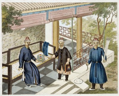 Bågskytte i Kina på 1800-talet av Unknown artist