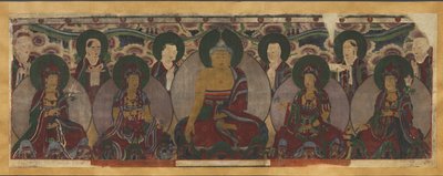Församling av buddhistiska gudar av Unknown artist
