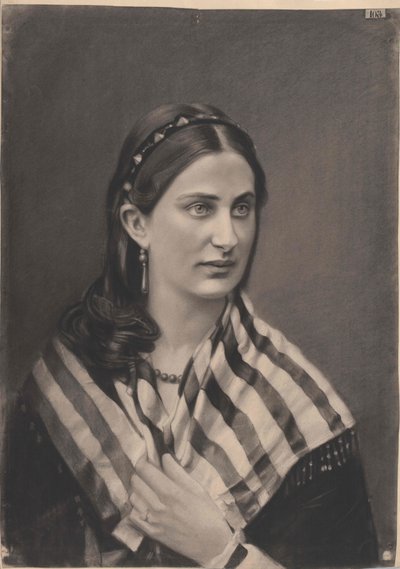 Auguste Baudius (tryck) av Unknown artist