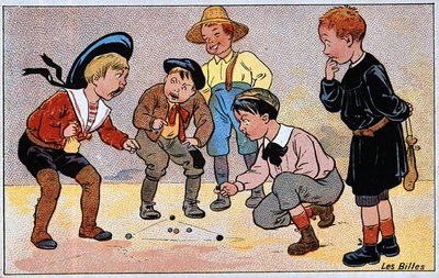 Bollset, v. 1895 av Unknown artist