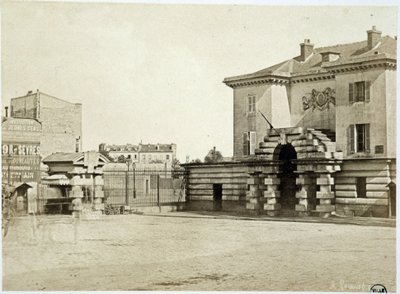Barrière du Maine - i "Les barriers de Paris" av Gouviot av Unknown artist