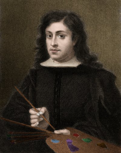 Bartolome Esteban Murillo c1618-1682 - gravyr - 1800-talet av Unknown artist