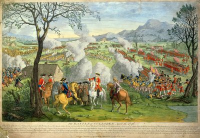 Slaget vid Culloden av Unknown artist