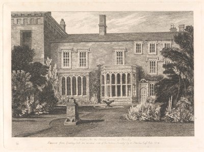 Bay Windows i Flower Garden på Farnley av Unknown artist