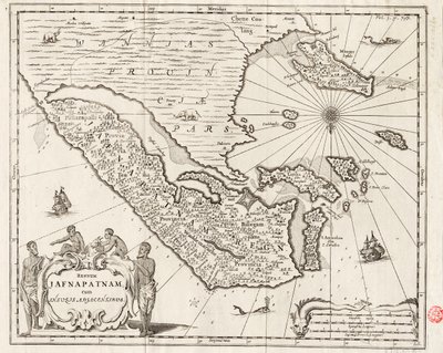 Bengaliska viken, ca 1660 (gravyr) av Unknown artist