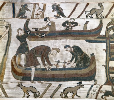 Bayeux gobeläng, känd som Broderi av drottning Mathilde av Unknown artist