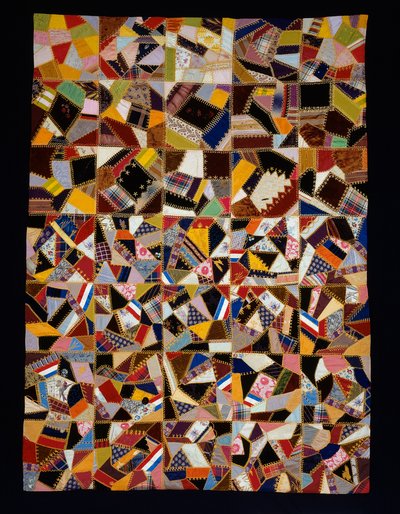 Sängöverdrag (Crazy Quilt) av Unknown artist