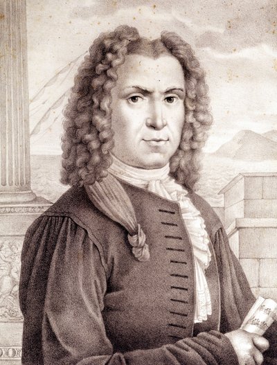Benedetto Marcello (1686-1739), italiensk kompositör. av Unknown artist