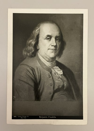 Benjamin Franklin av Unknown artist