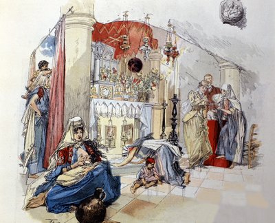 Betlemm (Västbanken): Mjölkgrottan. 1890 av Unknown artist