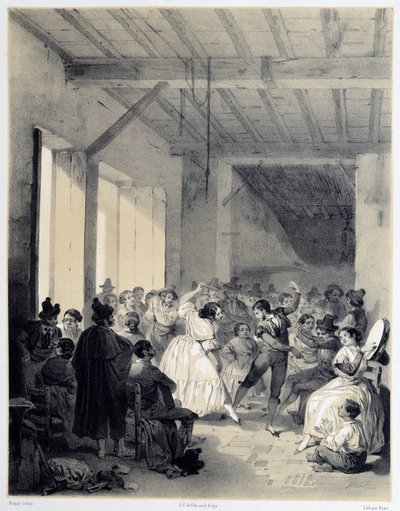 Bohemian Ball, "" Konstnärligt och monumentalt Spanien med berömda platser och monument i Spanien"" av Don Genaro Perez de Villa av Unknown artist