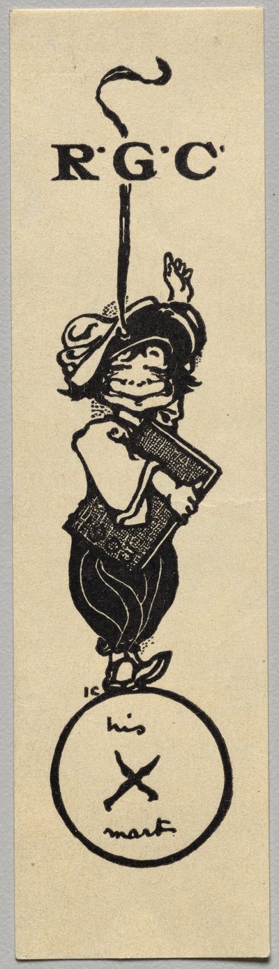 Bokmärke: R. G. C. av Unknown artist