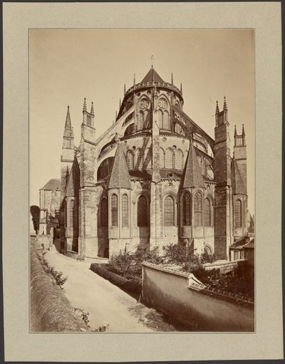 [Bourges katedral, absiden] av Unknown artist