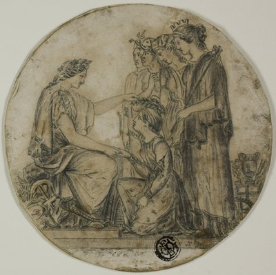 Britannia delar ut medborgarkronor av Unknown artist