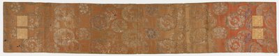 Brokad, siden. Buddhistisk munkstol (ohi 被) av Unknown artist