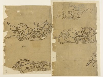 Buddhistisk ängel - Apsaras av Unknown artist