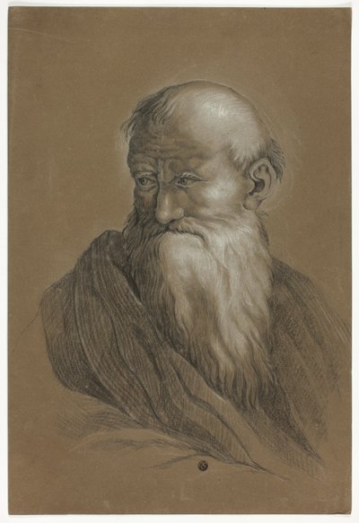 Byst av skäggig gammal man av Unknown artist