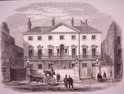 Cambridge House i Piccadilly 1860, hem för PM lord Palmerston av Unknown artist