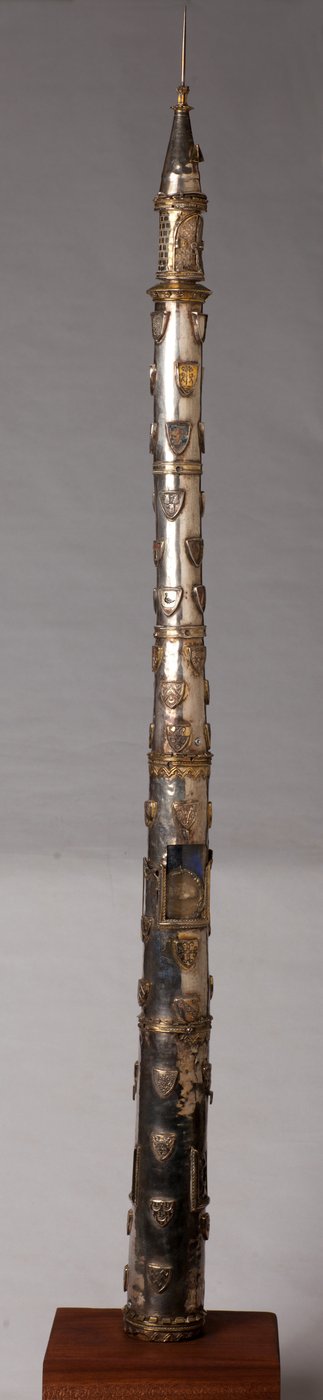 Ljusstake (?), silversmide av Unknown artist