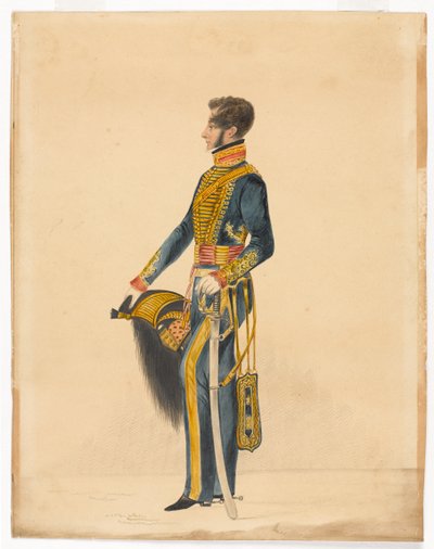 Kapten William Brett, Bombay Horse Artillery av Unknown artist