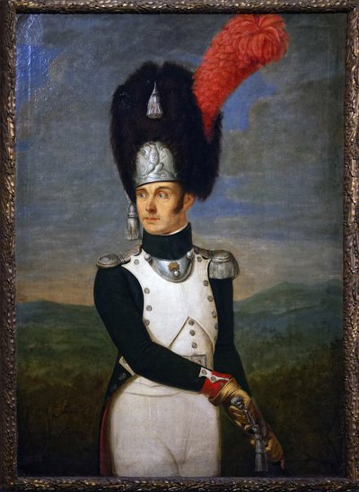 Kapten för det italienska kungliga gardets grenadjärer, ca 1809 av Unknown artist