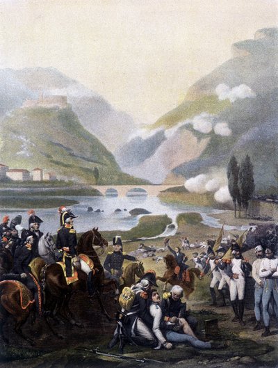 Erövring av slottet Pietra av Napoleonska armén den 4 september av Unknown artist