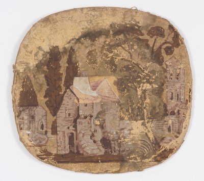 Slott i Spanien av Unknown artist