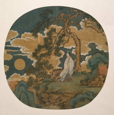 Chang E, månens gudinna av Unknown artist
