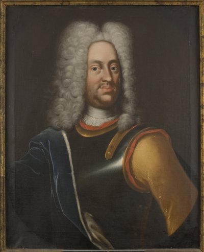Charles I de Hesse Cassel - Porträtt av Charles I (1654-1730), Landgrave of Hesse-Kassel, Anonym . Olja på duk av Unknown artist