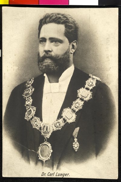 Charles Lueger av Unknown artist