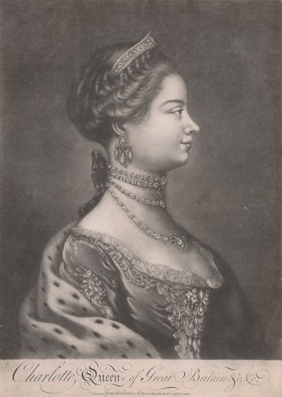 Charlotte, drottning av Storbritannien av Unknown artist