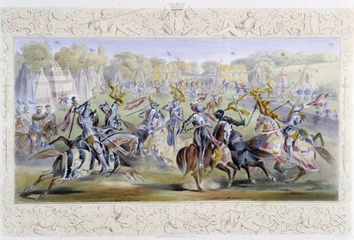 Chevaleresque Tournament - i "" Knight of England" av J. Whatman, red. T. M