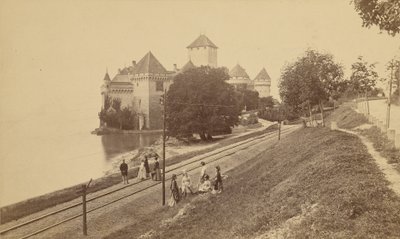 [Slottet Chillon vid Genèvesjön] av Unknown artist