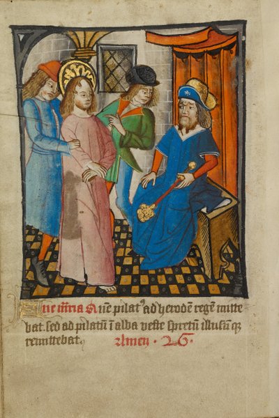 Kristus inför Herodes av Unknown artist