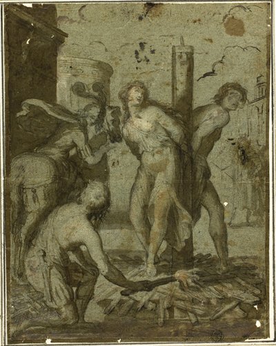 Clorinda räddar Olindo och Sophronia av Unknown artist